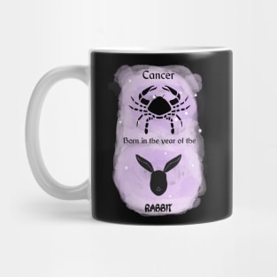 Cancer Born In The Year of the Rabbit Mug